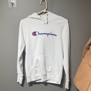 Champion Classic White Pullover Hoodie